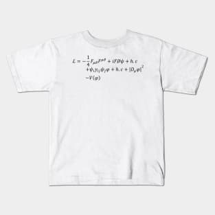 Standard Model Of Particle Physics Lagrangian, Lagrangian of the universe Kids T-Shirt